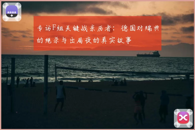 专访F组关键战亲历者：德国对瑞典的绝杀与出局夜的真实故事