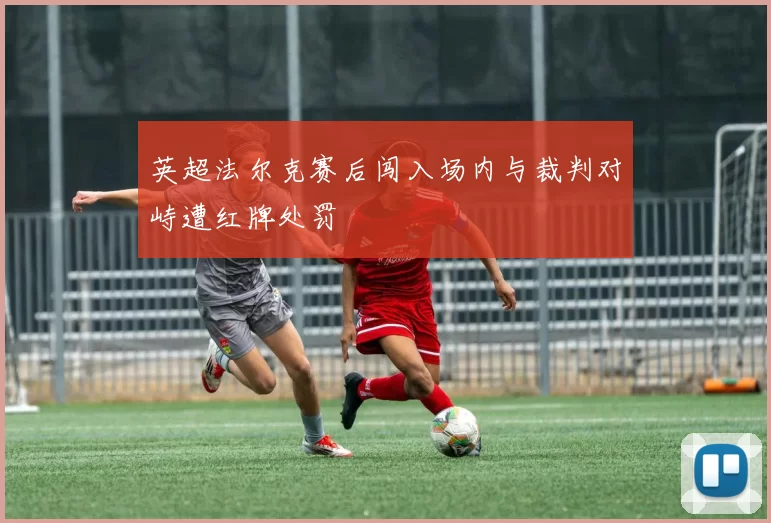 英超法尔克赛后闯入场内与裁判对峙遭红牌处罚